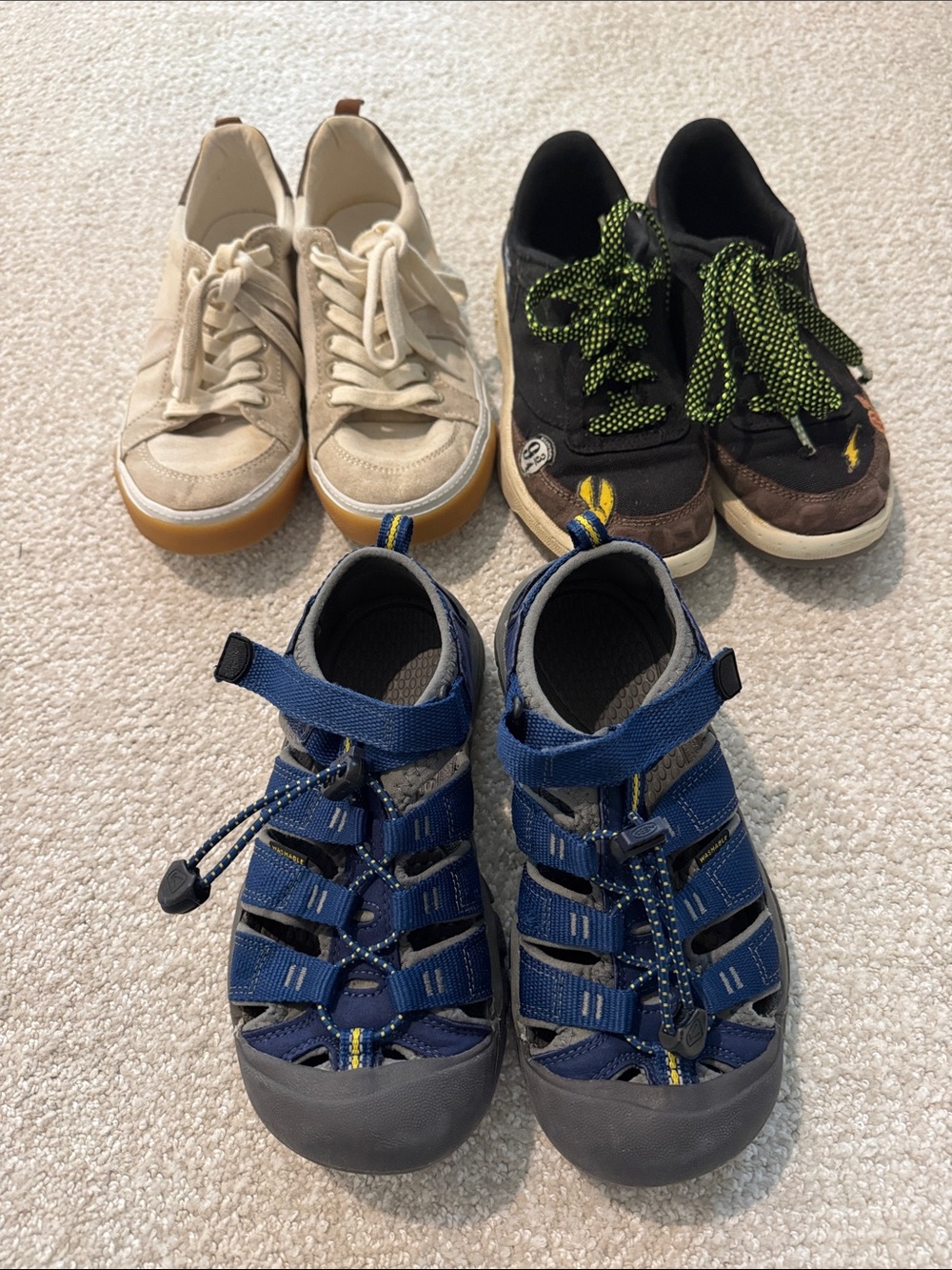 Lot Boys Shoes Keen Sandals Kids Beige Suede Sneakers Reebok Harry Potter